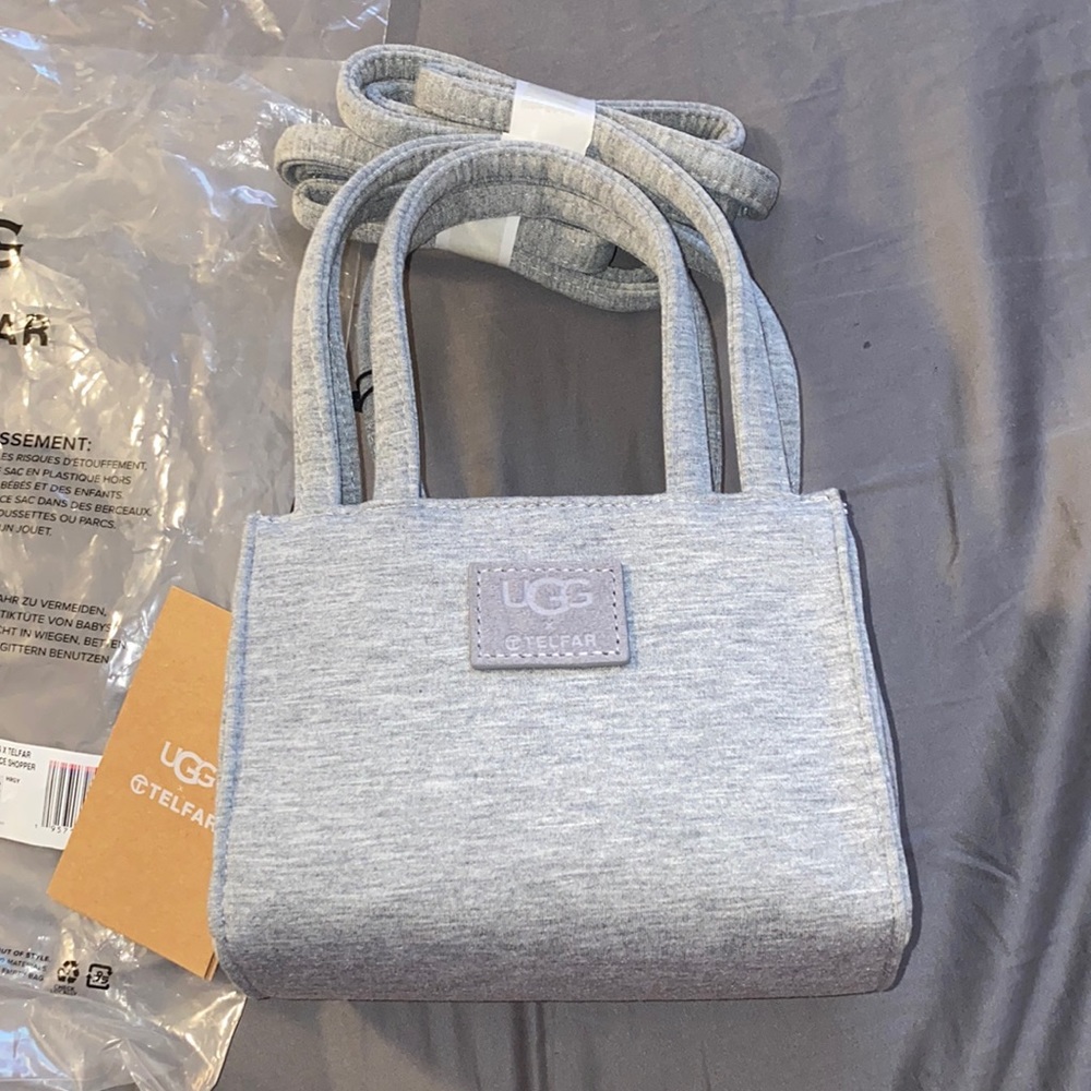 Ugg X telfar small fleece shopper bag